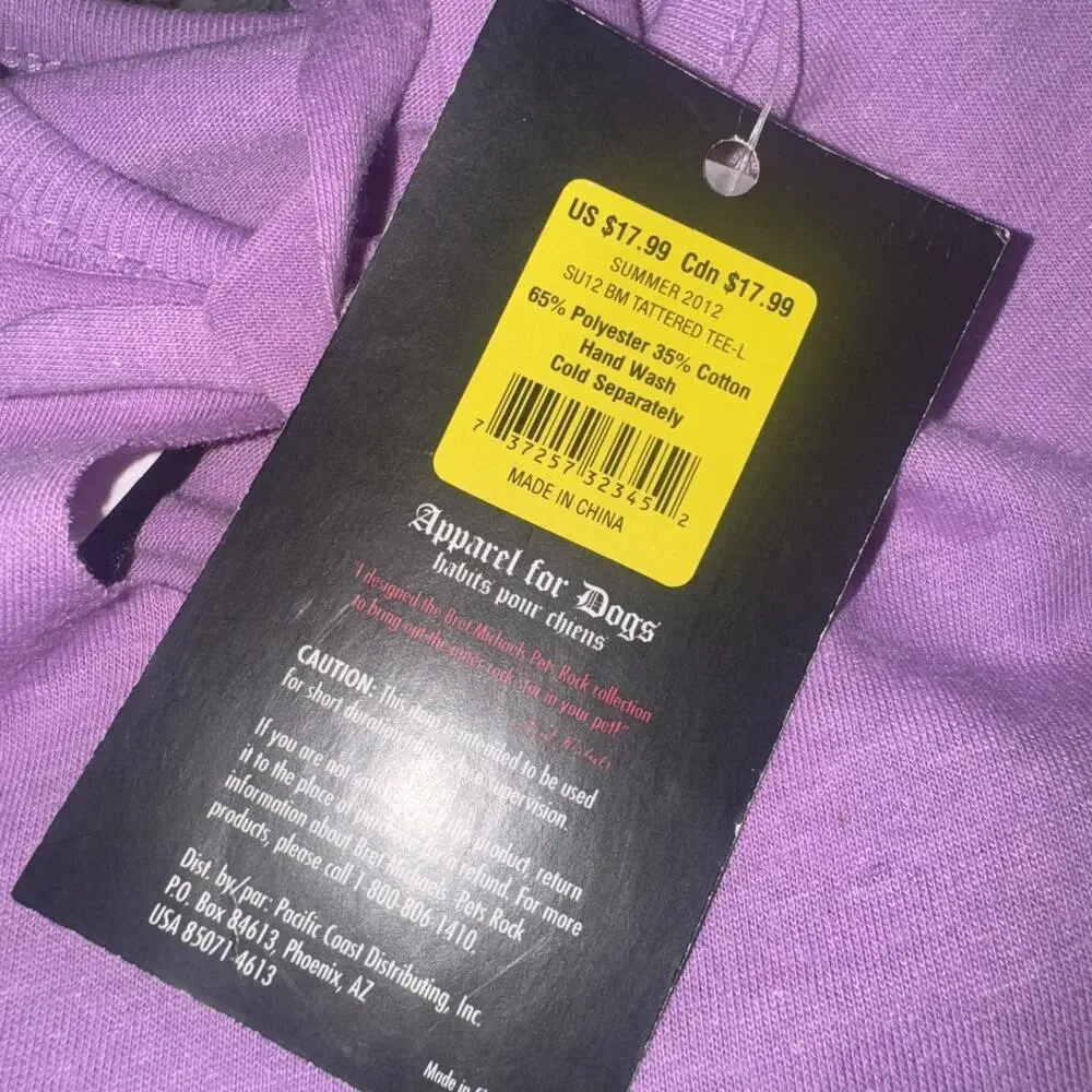 NWT Size Large Dog Puppy Clothes 3 Pieces Martha Stewart Brett Michaels (q15)